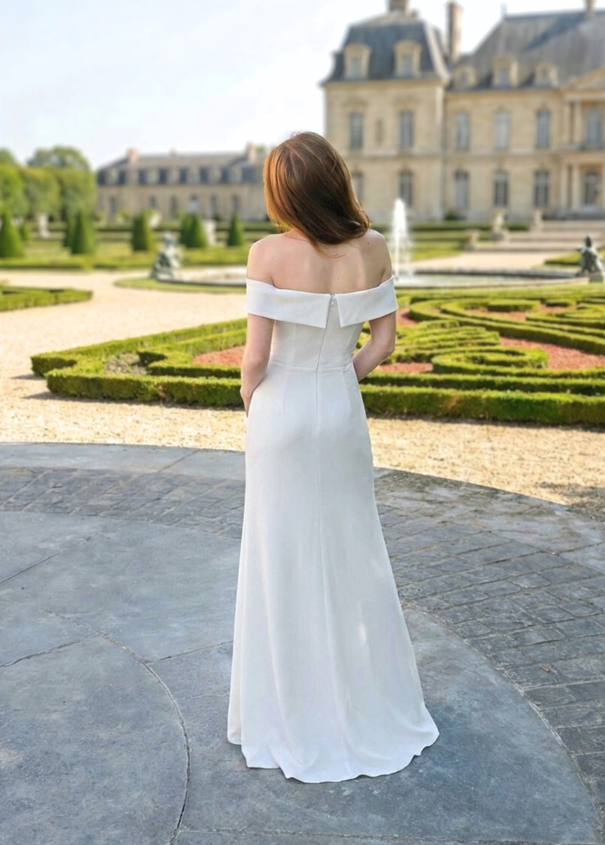 Robe bustier Lily - Version blanc