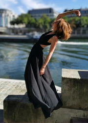 Robe longue avec fentes - Silky