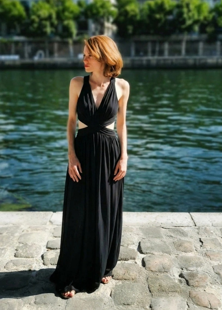 Robe longue avec fentes - Silky